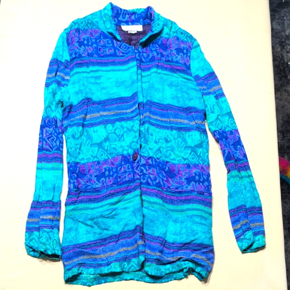 Casual corner & Co 100% Rayon‎ Size Medium Jacket/Blazer 0021